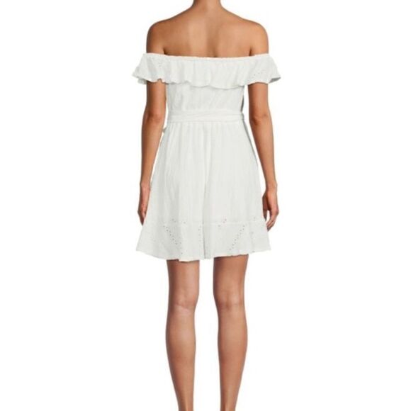NWTs BCBGeneration Eyelet Off Shoulder Mini Dress - Picture 2 of 13